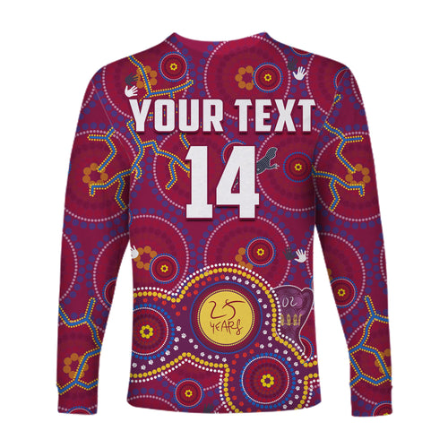 custom-text-and-number-brisbane-football-long-sleeve-shirt-indigenous-pattern-go-lions-unique-version