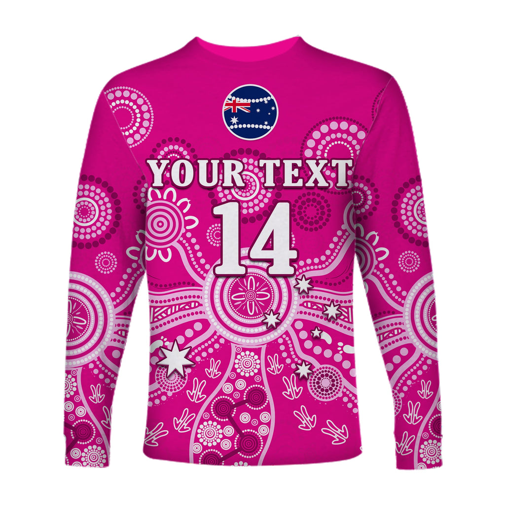 custom-text-and-number-sydney-sixers-long-sleeve-shirt-cricket-indigenous-australian-art-ver02