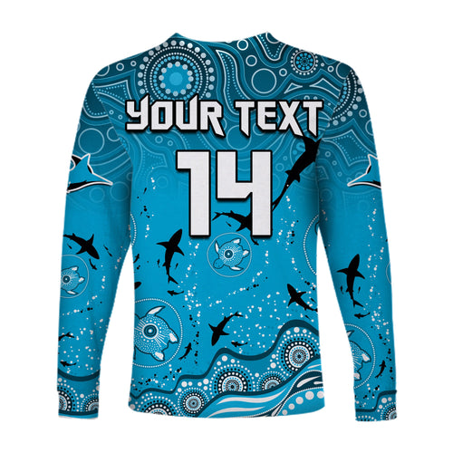 custom-text-and-number-sharks-rugby-long-sleeve-shirt-go-sharkies-aboriginal-special-version
