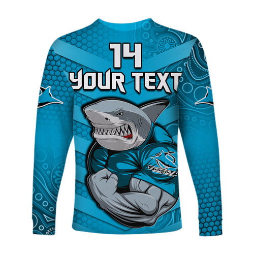 custom-text-and-number-sharks-rugby-long-sleeve-shirt-go-sharkies-aboriginal-sporty-version