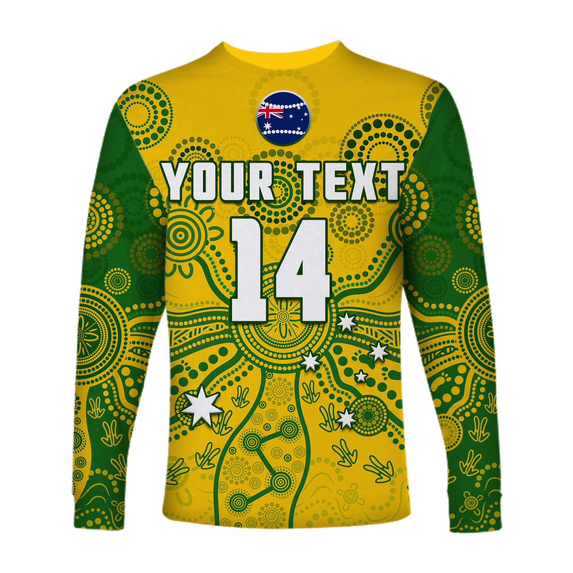 custom-text-and-number-cricket-australia-long-sleeve-shirt-aussie-2022-indigenous-special-version