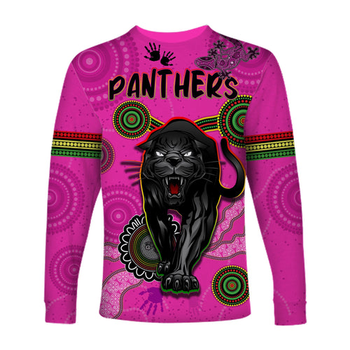 panthers-long-sleeve-shirt-aboriginal-with-lizard