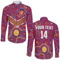 custom-text-and-number-brisbane-football-long-sleeve-button-shirt-indigenous-pattern-go-lions-unique-version