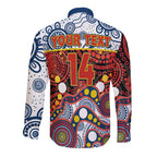 custom-text-and-number-roosters-rugby-long-sleeve-button-shirt-easts-1908-aboriginal-artsy-premiers