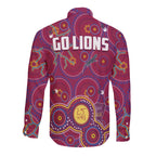 brisbane-football-long-sleeve-button-shirt-indigenous-pattern-go-lions-unique-version