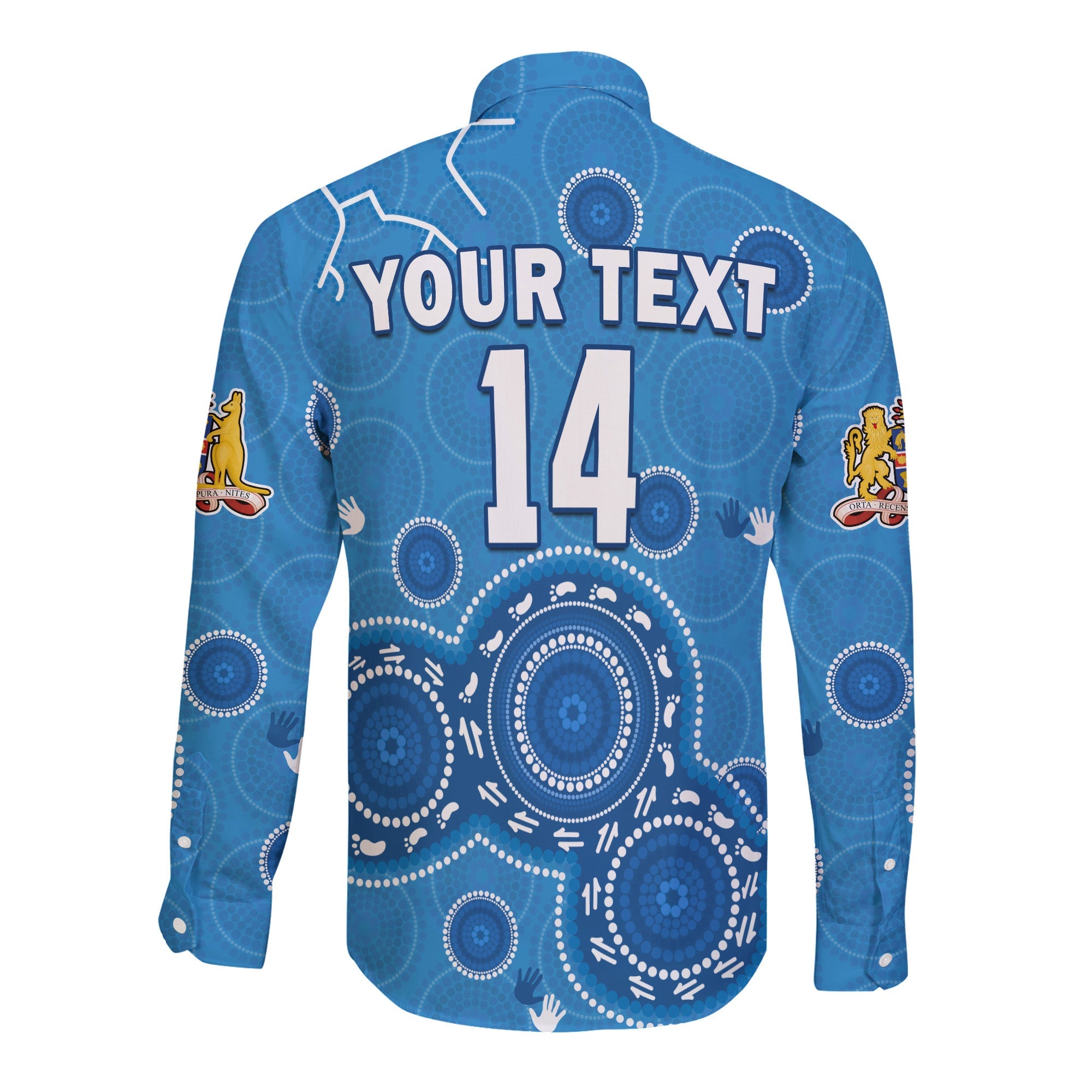 custom-text-and-number-nsw-blues-rugby-long-sleeve-button-shirt-new-south-wales-aboriginal-dot-painting-unique-version