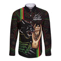 panthers-rugby-long-sleeve-button-shirt-the-riff-2022-premiers-aboriginal-art