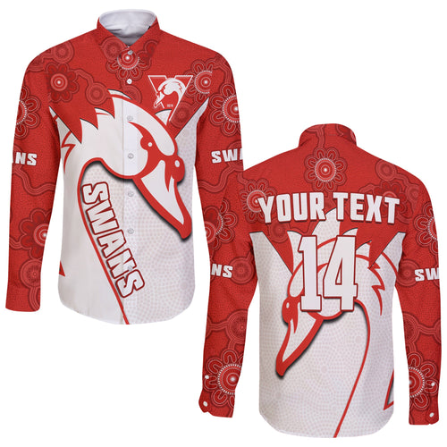 custom-text-and-number-sydney-football-long-sleeve-button-shirt-swans-1874-dot-painting-artsy