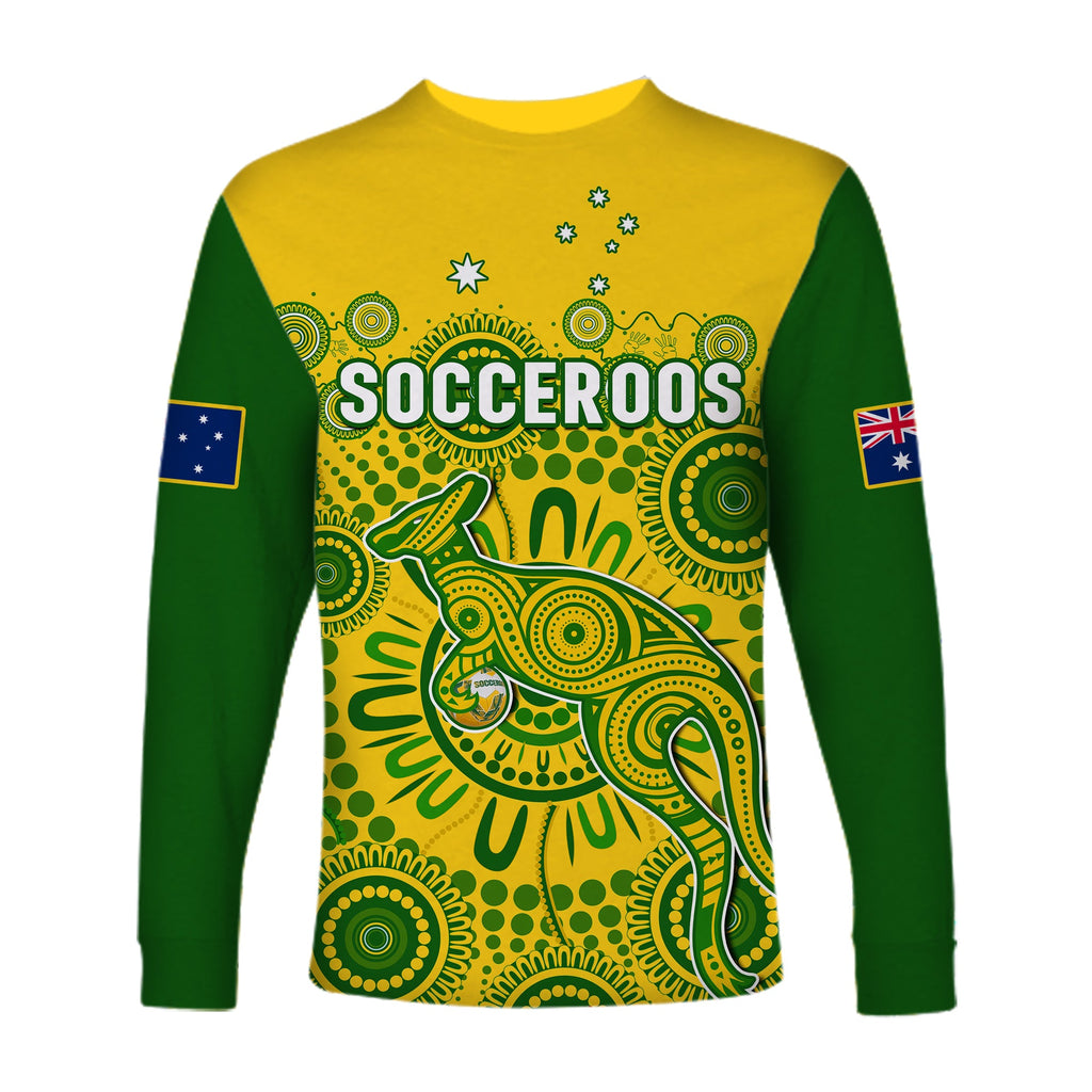 australia-soccer-long-sleeve-shirt-socceroos-kangaroo-aussie-indigenous-national-color