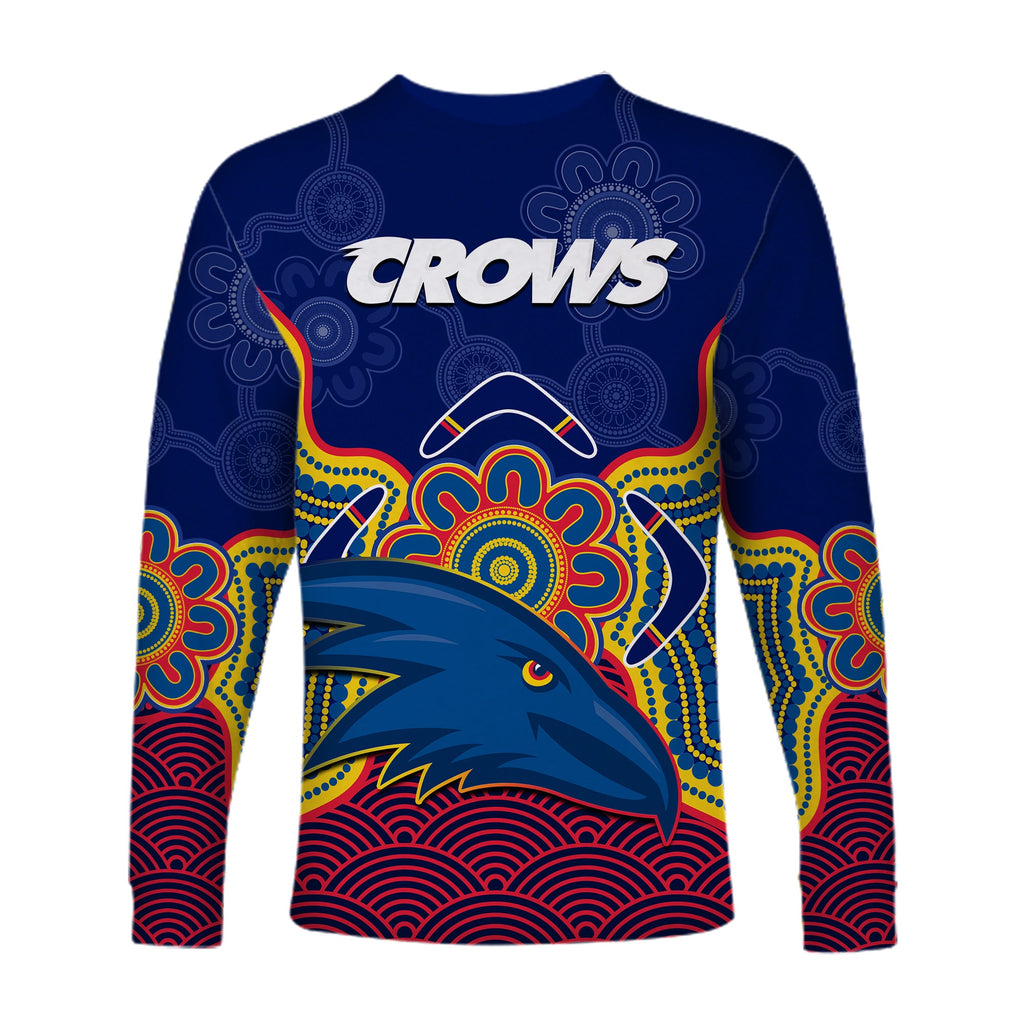 adelaide-football-long-sleeve-shirt-crows-aboriginal-art