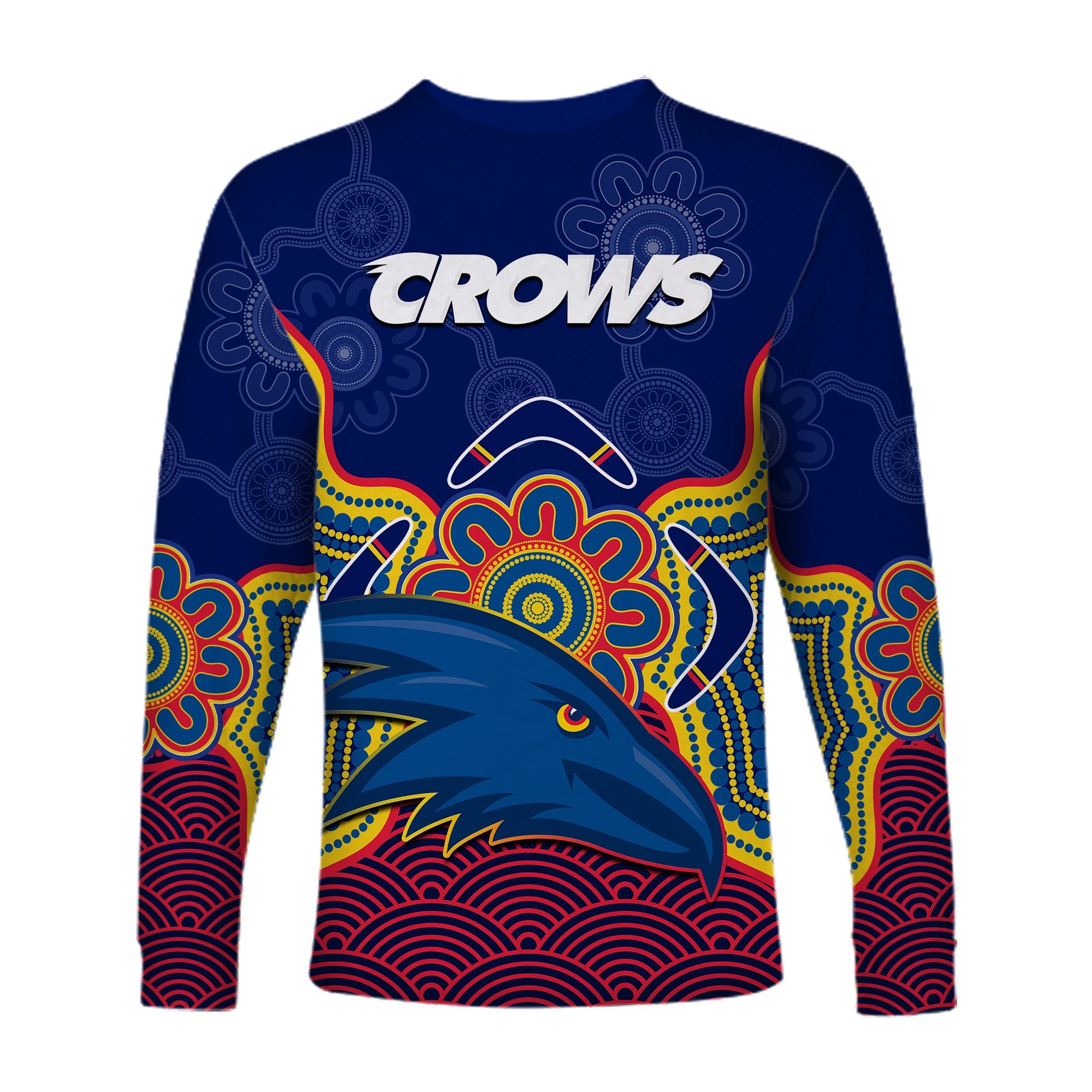 adelaide-football-long-sleeve-shirt-crows-aboriginal-art