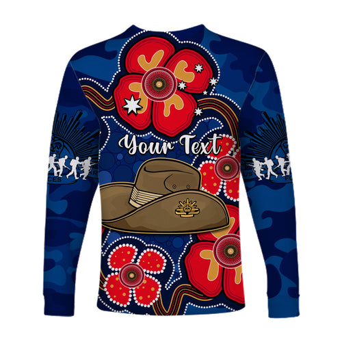 custom-personalised-australia-anzac-long-sleeve-shirt-lest-we-forget-camouflage-mix-aboriginal-poppies-and-slouch-hat