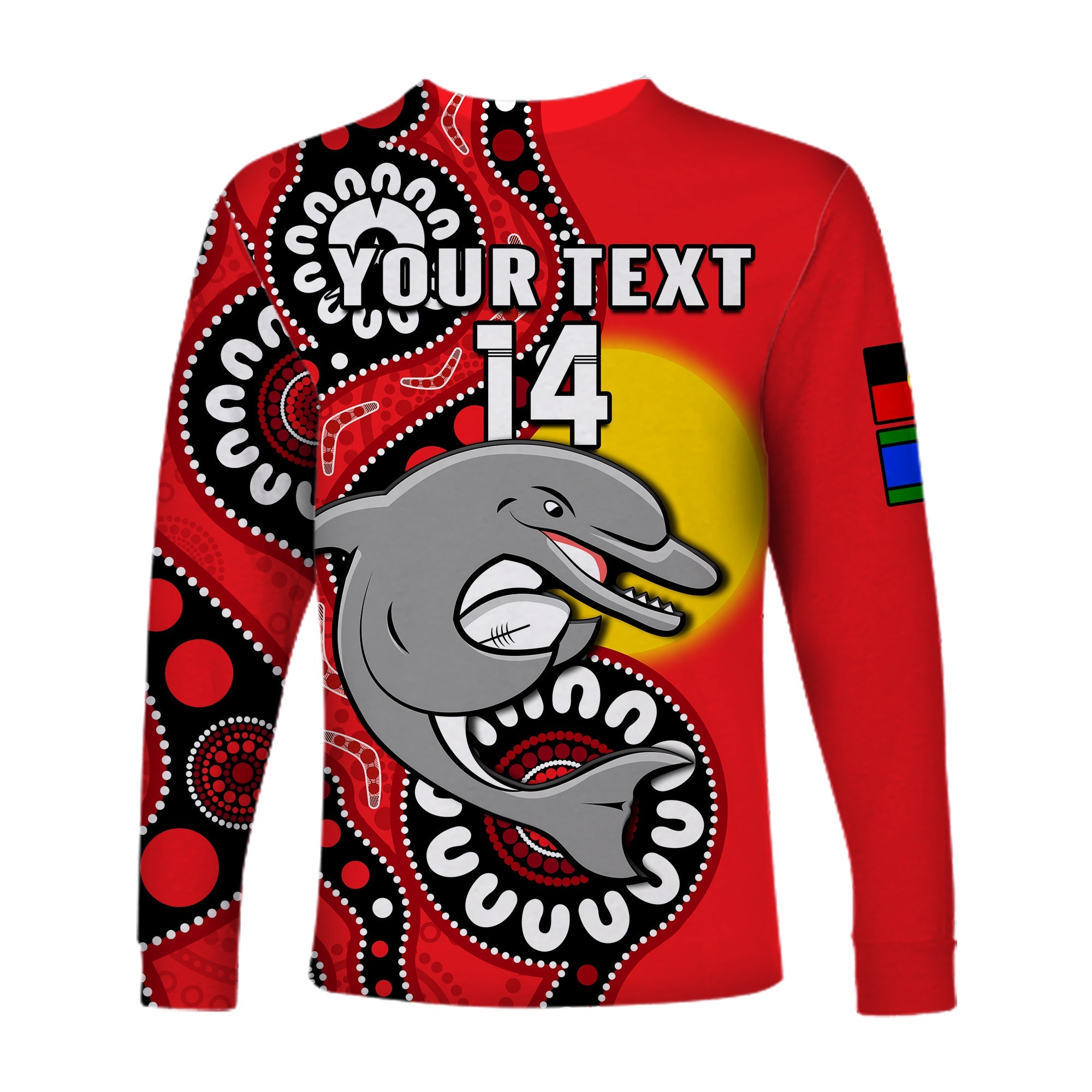 custom-text-and-number-dolphins-rugby-naidoc-2023-long-sleeve-shirt-for-our-elders-aboriginal