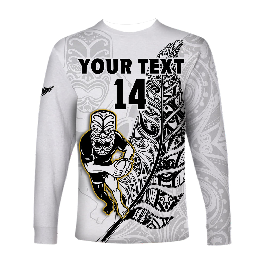 custom-text-and-number-new-zealand-silver-fern-rugby-long-sleeve-shirt-all-black-maori-version-white