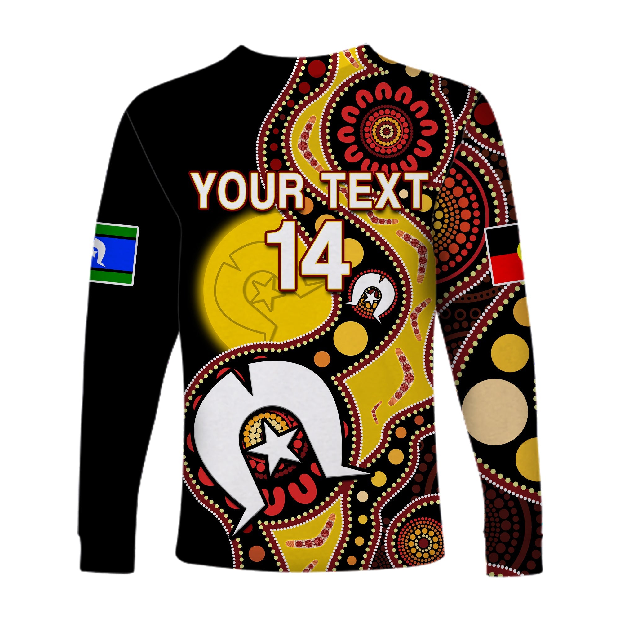 custom-text-and-number-australia-naidoc-week-2023-long-sleeve-shirt-indigenous-for-our-elders