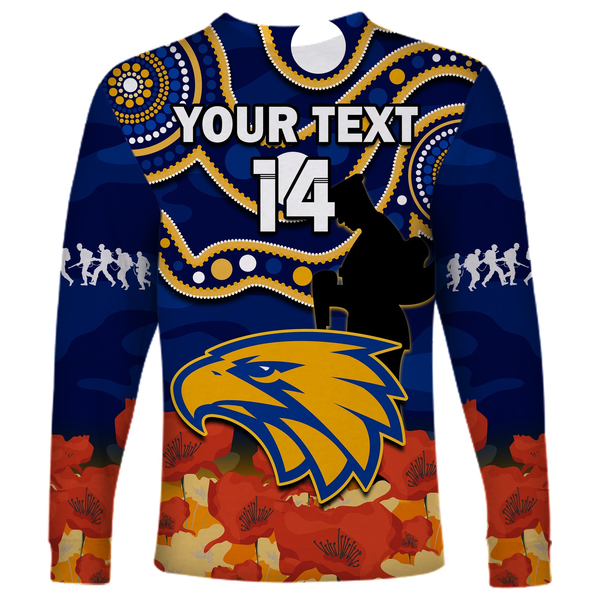 custom-text-and-number-eagles-football-anzac-2023-long-sleeve-shirt-west-coast-indigenous-mix-poppy-camouflage