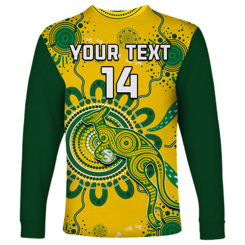 custom-text-and-number-australia-soccer-long-sleeve-shirt-kangaroos-matildas-2023-fifa-womens-world-cup
