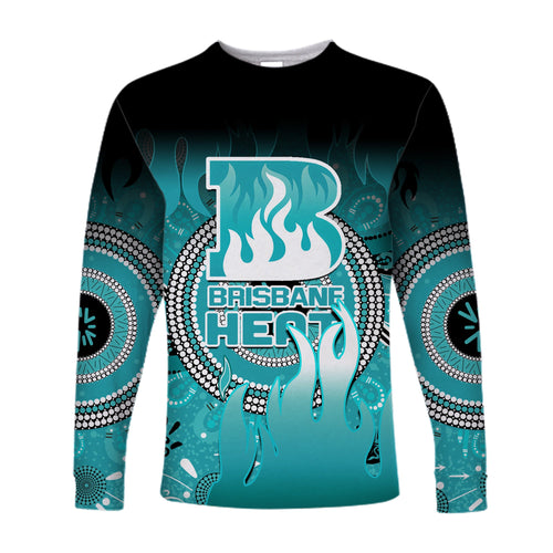 custom-text-and-number-brisbane-heat-long-sleeve-shirt-aboriginal-sunshine