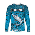 custom-text-and-number-sharks-rugby-long-sleeve-shirt-go-sharkies-aboriginal-special-version