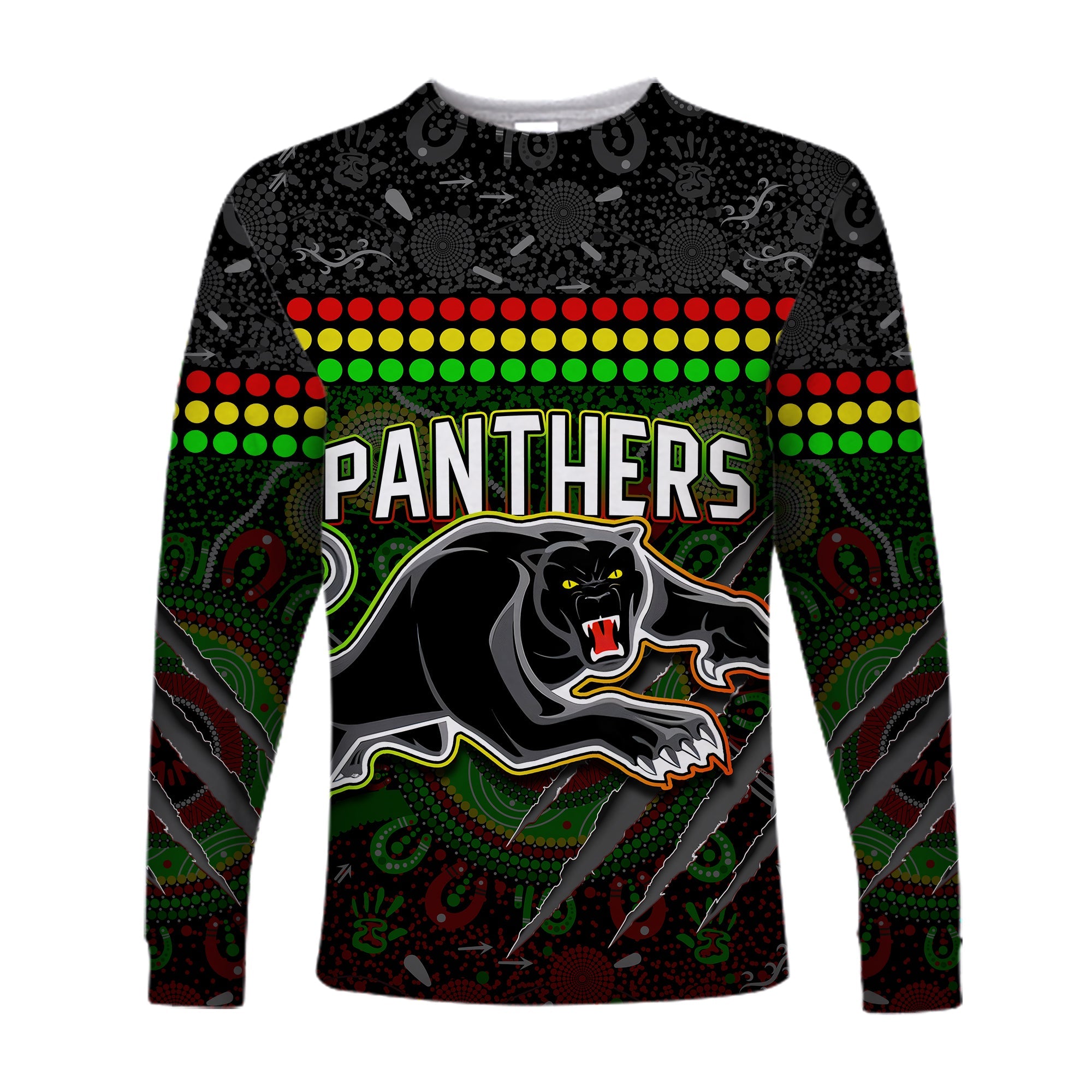 custom-text-and-number-panthers-long-sleeve-shirt-premiers-2022-aboriginal