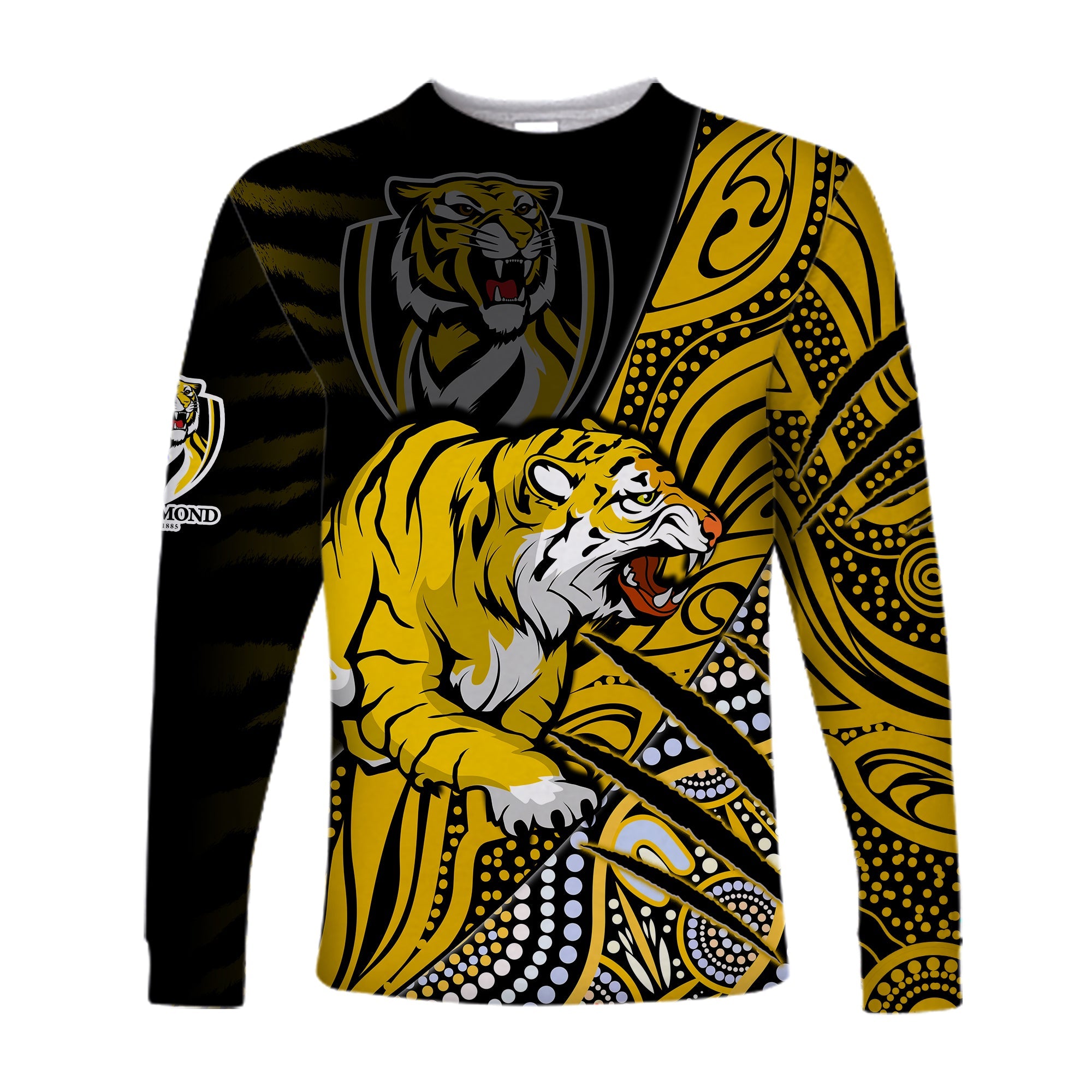 custom-text-and-number-richmond-football-long-sleeve-shirt-aboriginal-go-the-tigers-premiers