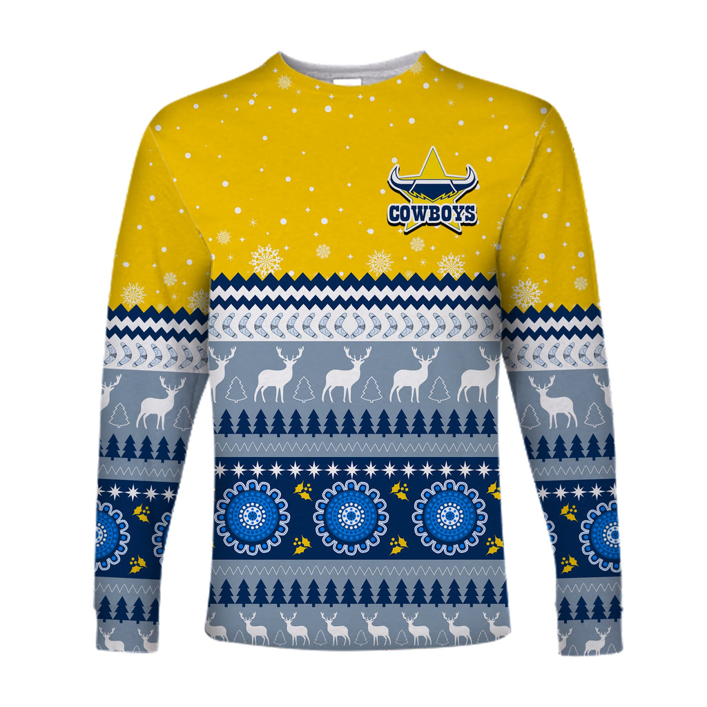 cowboys-aboriginal-long-sleeve-shirt-christmas-north-queensland