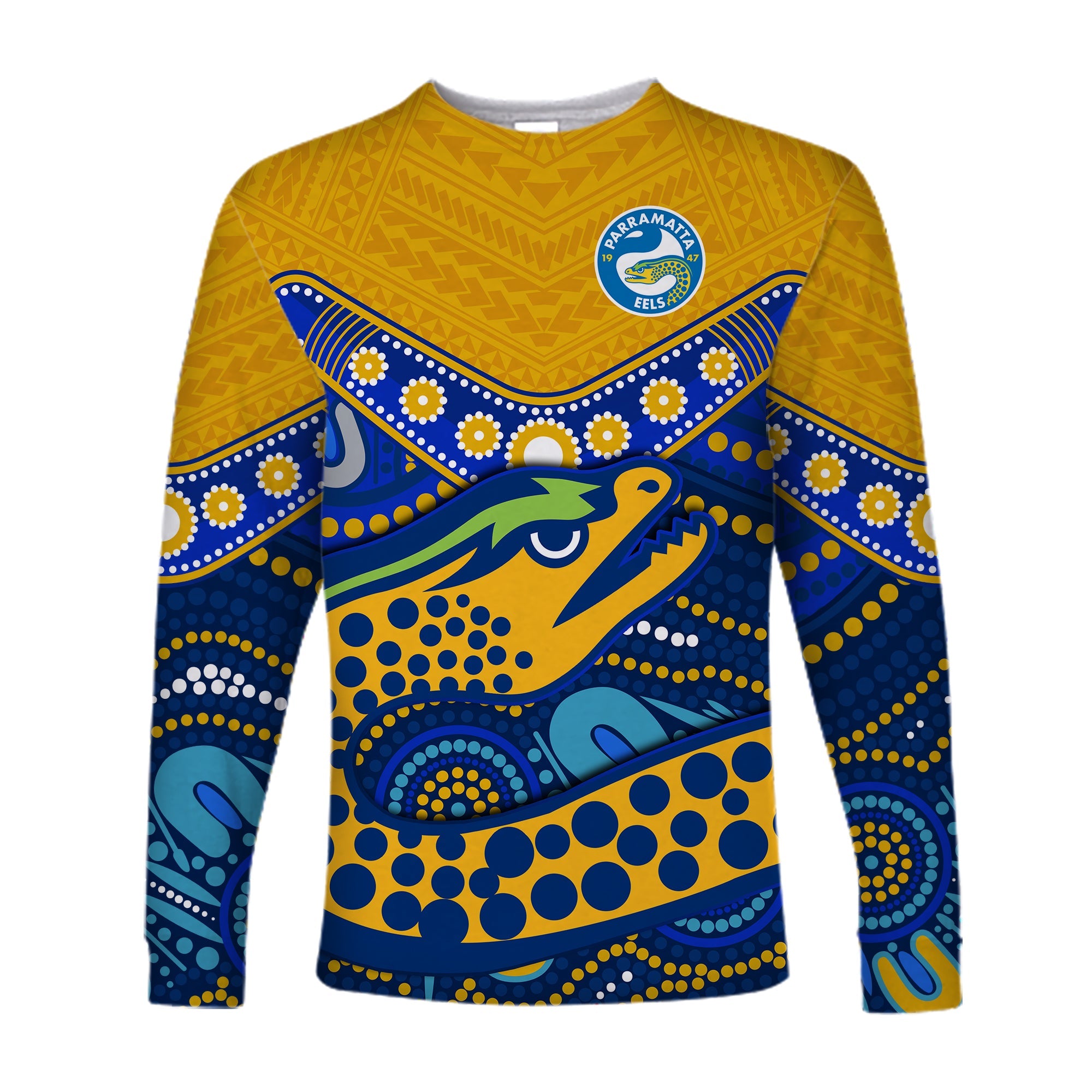 custom-text-and-number-eels-rugby-long-sleeve-shirt-aboriginal-and-polynesia-parramatta