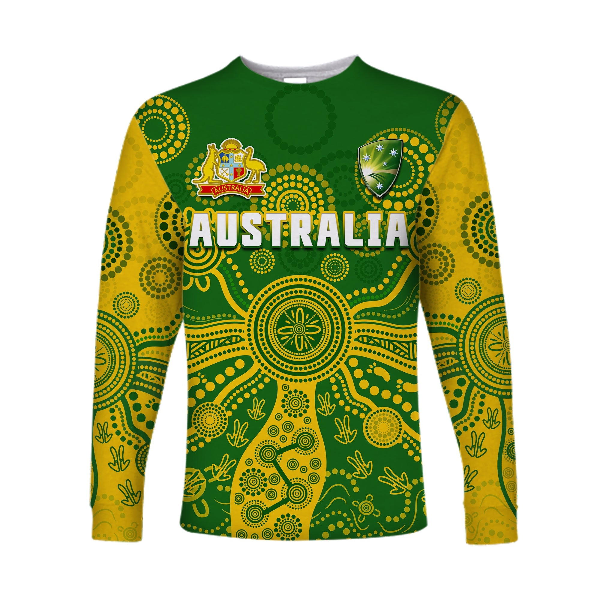 custom-text-and-number-cricket-australia-long-sleeve-shirt-aussie-2022-indigenous-special-version-2