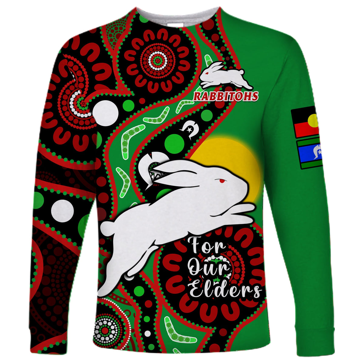 custom-text-and-number-rabbitohs-rugby-naidoc-2023-long-sleeve-shirt-for-our-elders-aboriginal