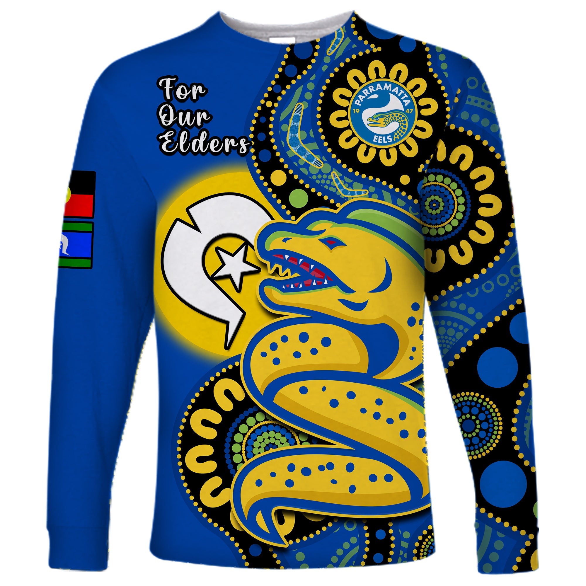 custom-text-and-number-eels-rugby-naidoc-2023-long-sleeve-shirt-for-our-elders-aboriginal