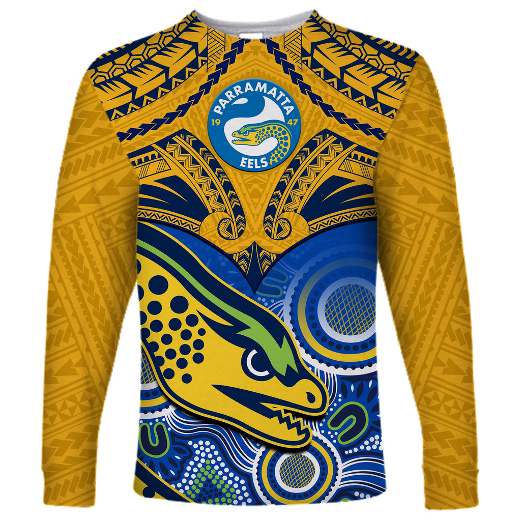 parramatta-rugby-2023-long-sleeve-shirt-go-eels-polynesian-mix-indigenous-art
