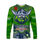 custom-text-and-number-raiders-rugby-anzac-2023-long-sleeve-shirt-dots-poppy-mix-camouflage-lest-we-forget