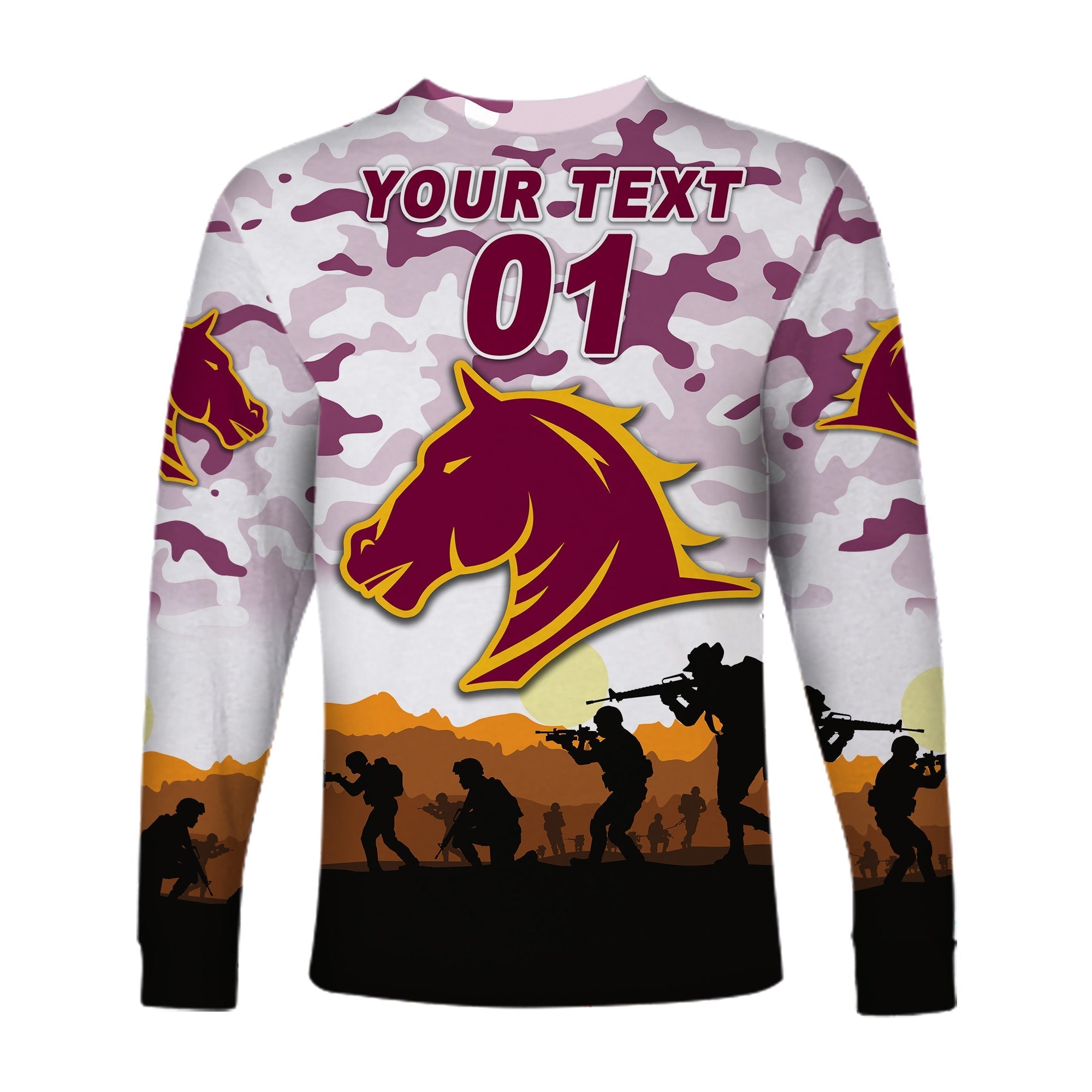 custom-personalised-brisbane-broncos-anzac-2022-long-sleeve-shirt-simple-style-white