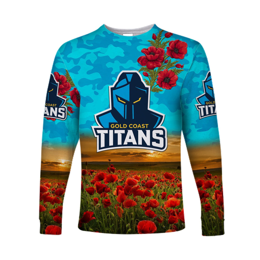 custom-personalised-gold-coast-titans-anzac-2022-long-sleeve-shirt-poppy-flowers-vibes