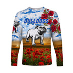 custom-personalised-canterbury-bankstown-bulldogs-anzac-2022-long-sleeve-shirt-poppy-flowers-vibes-white