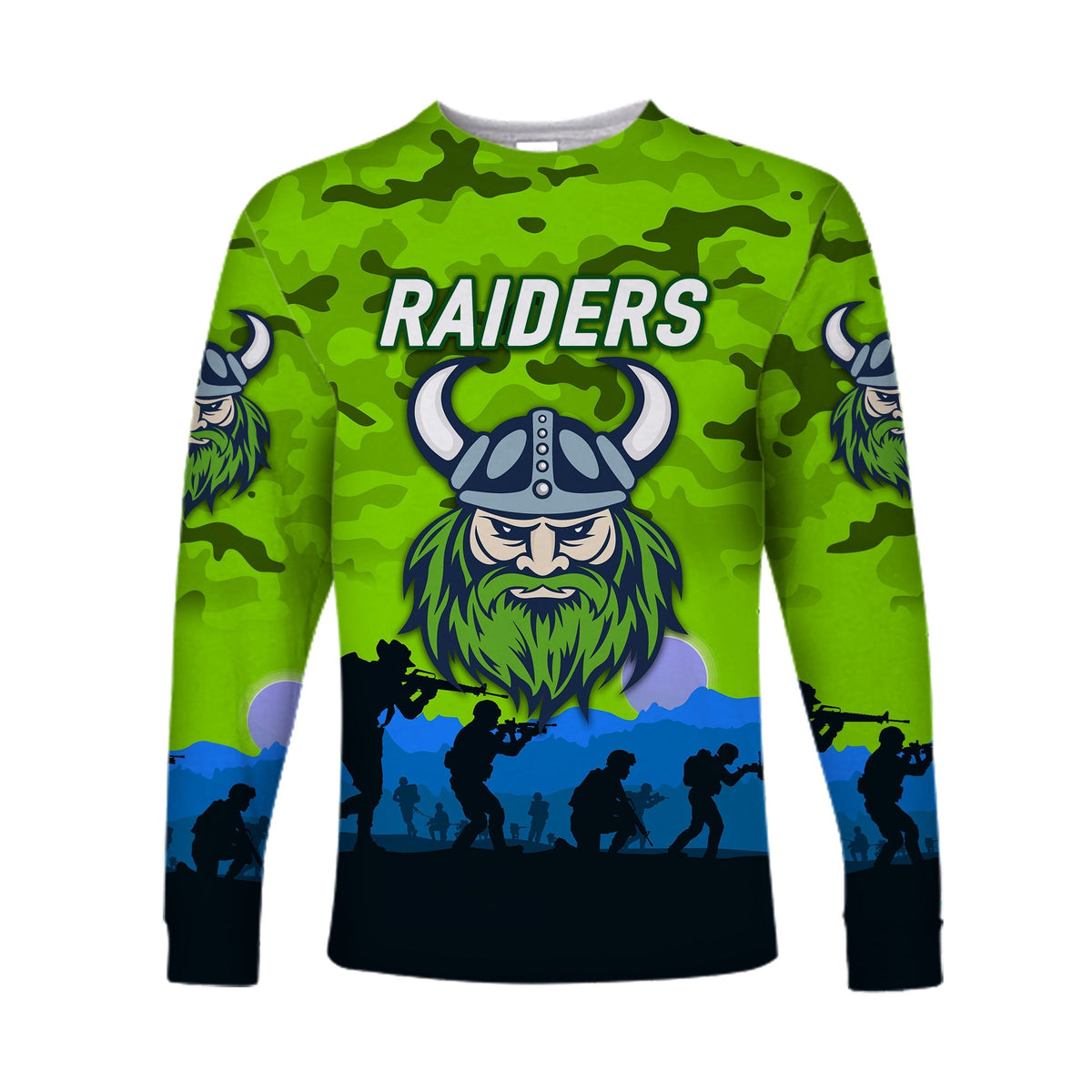 custom-personalised-canberra-raiders-anzac-2022-long-sleeve-shirt-simple-style