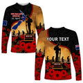custom-personalised-new-zealand-anzac-long-sleeve-shirt-maori-camouflage-mix-poppies-we-will-remember-them