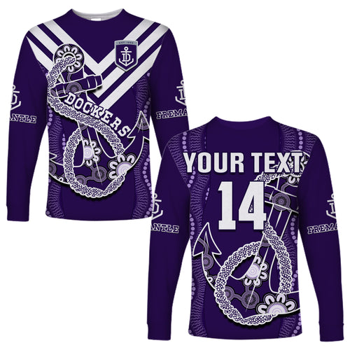 custom-text-and-number-dockers-football-long-sleeve-shirt-fremantle-anchor-mix-aboriginal-pattern-dynamic-style