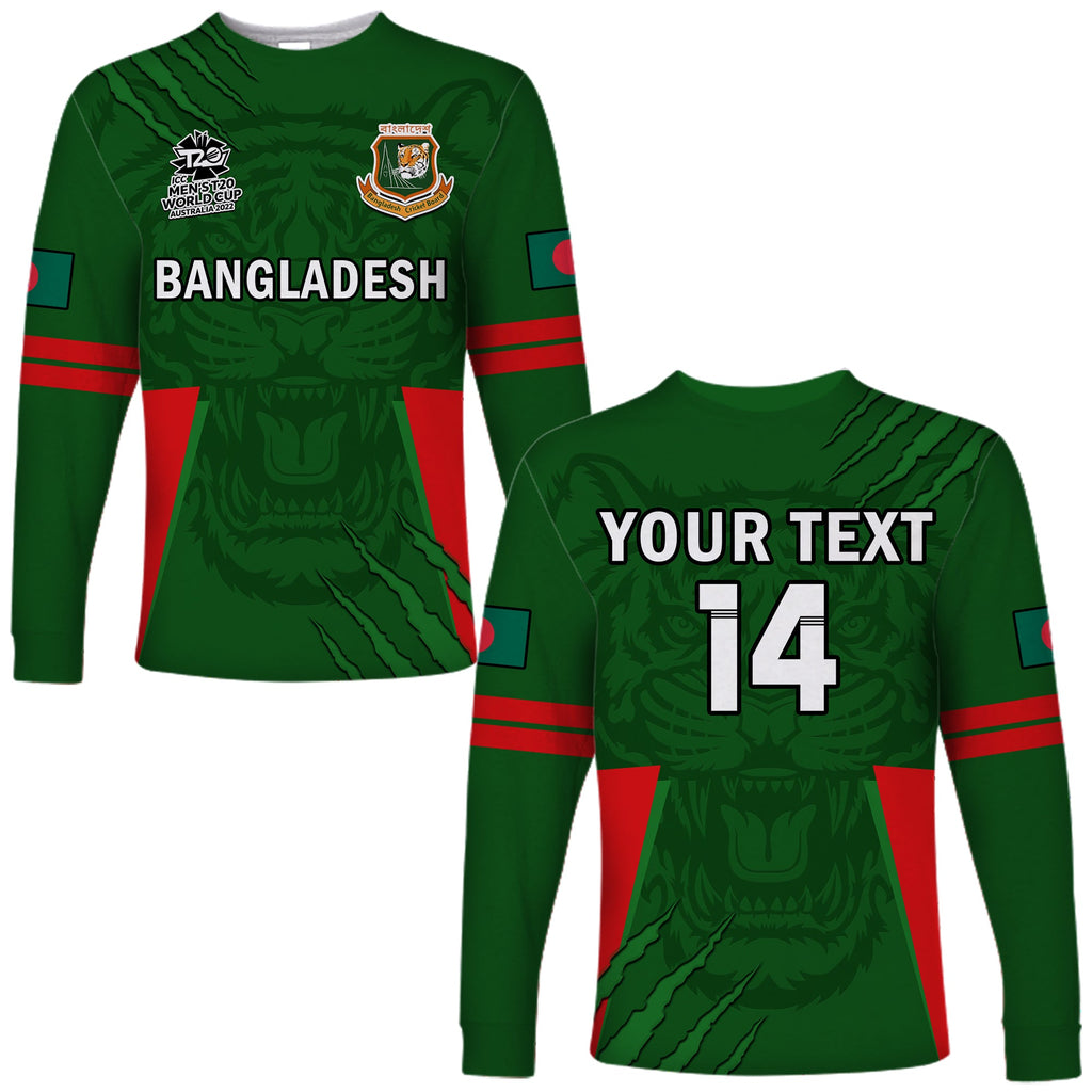 custom-text-and-number-bangladesh-cricket-long-sleeve-shirt-tigers-2022-mens-t20-world-cup