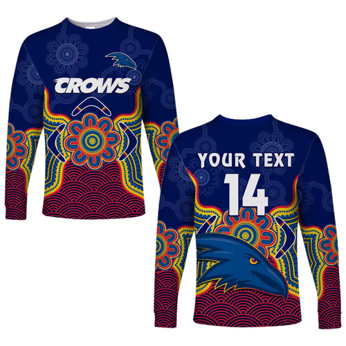 custom-text-and-number-adelaide-football-long-sleeve-shirt-crows-aboriginal-art