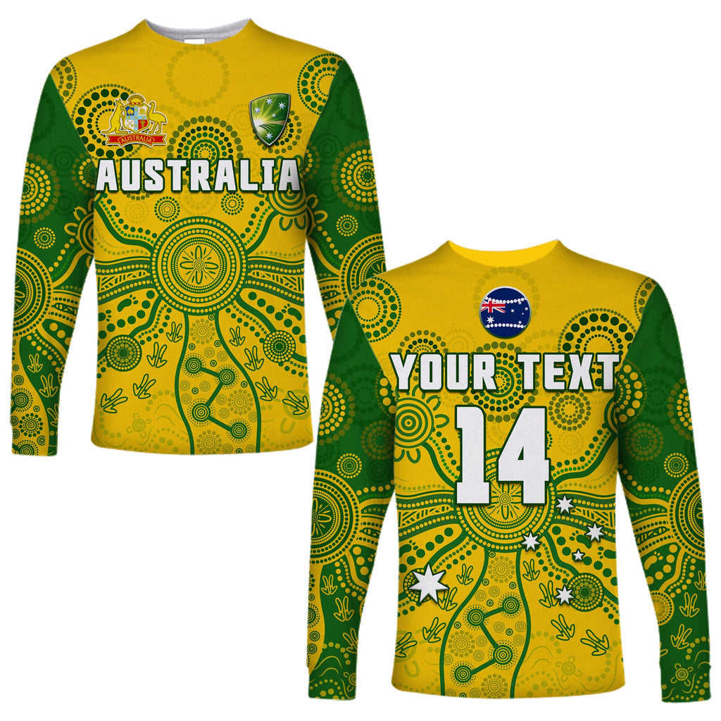custom-text-and-number-cricket-australia-long-sleeve-shirt-aussie-2022-indigenous-special-version