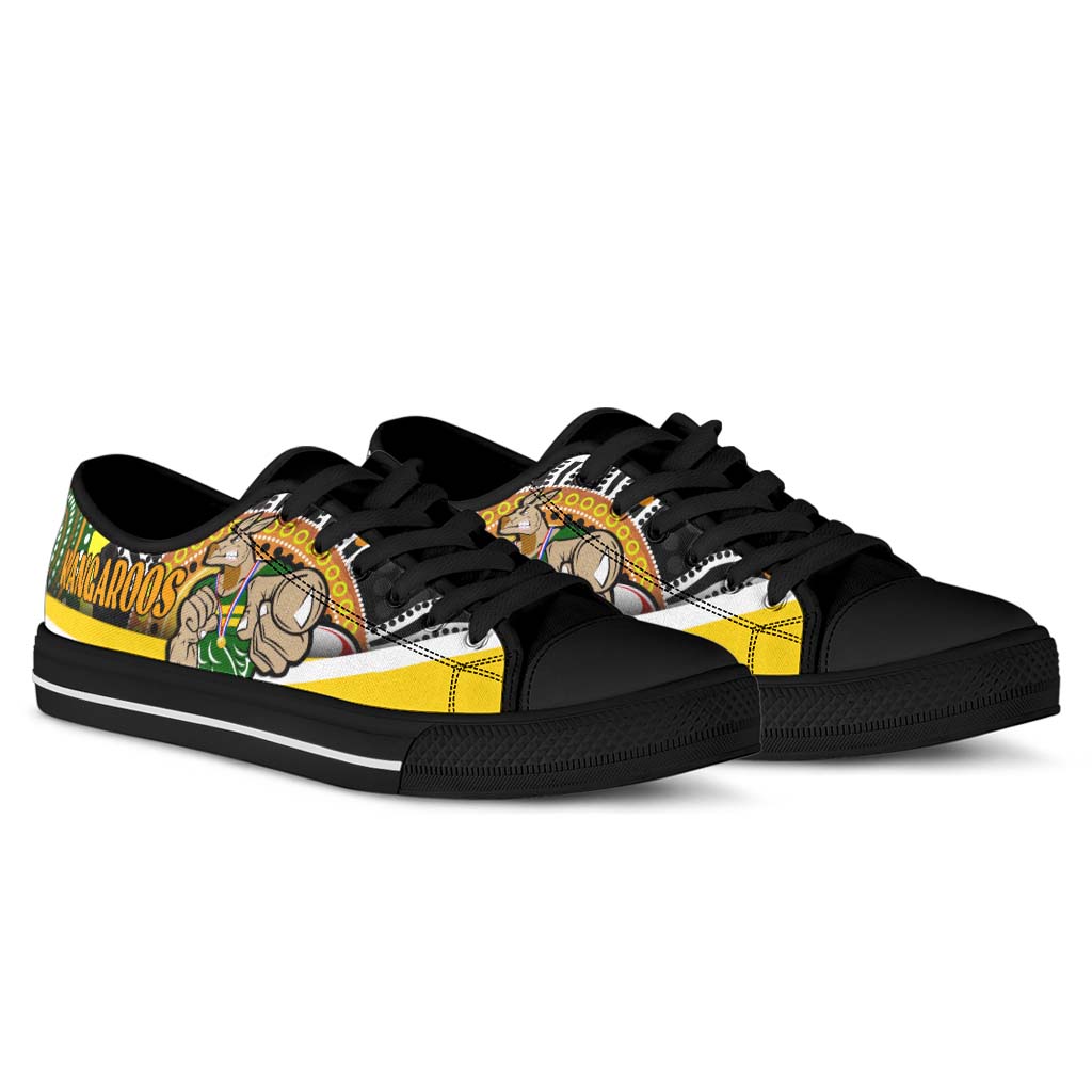 kangaroos-rugby-low-top-canvas-shoes-kangraroo-australian-rugby-league-go-the-roos-indigenous-low-top-canvas-shoes