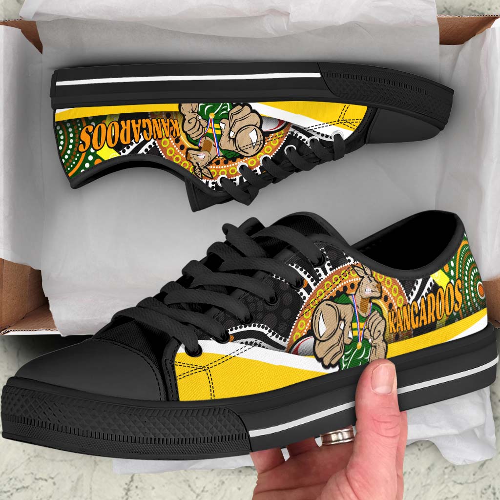 kangaroos-rugby-low-top-canvas-shoes-kangraroo-australian-rugby-league-go-the-roos-indigenous-low-top-canvas-shoes
