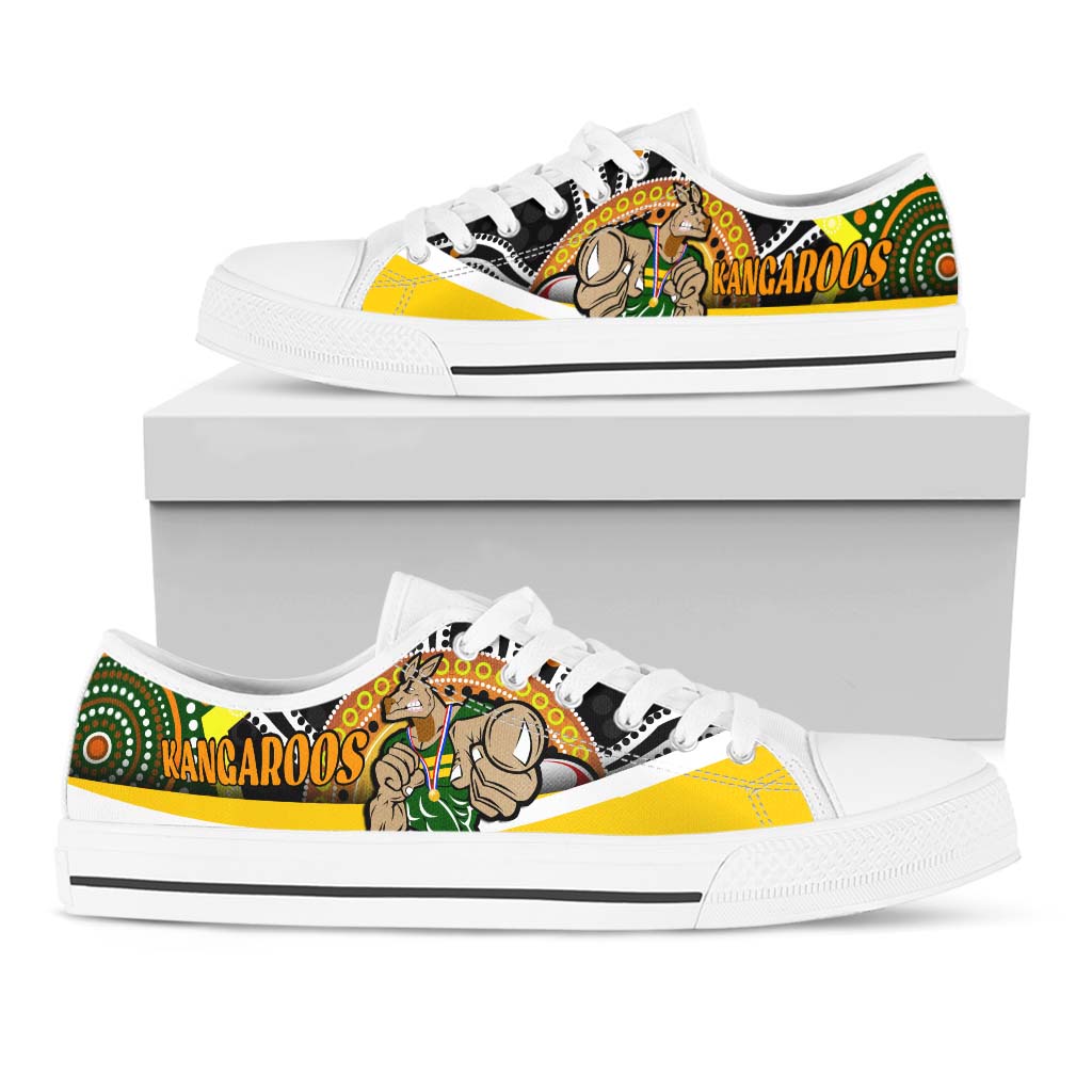 kangaroos-rugby-low-top-canvas-shoes-kangraroo-australian-rugby-league-go-the-roos-indigenous-low-top-canvas-shoes