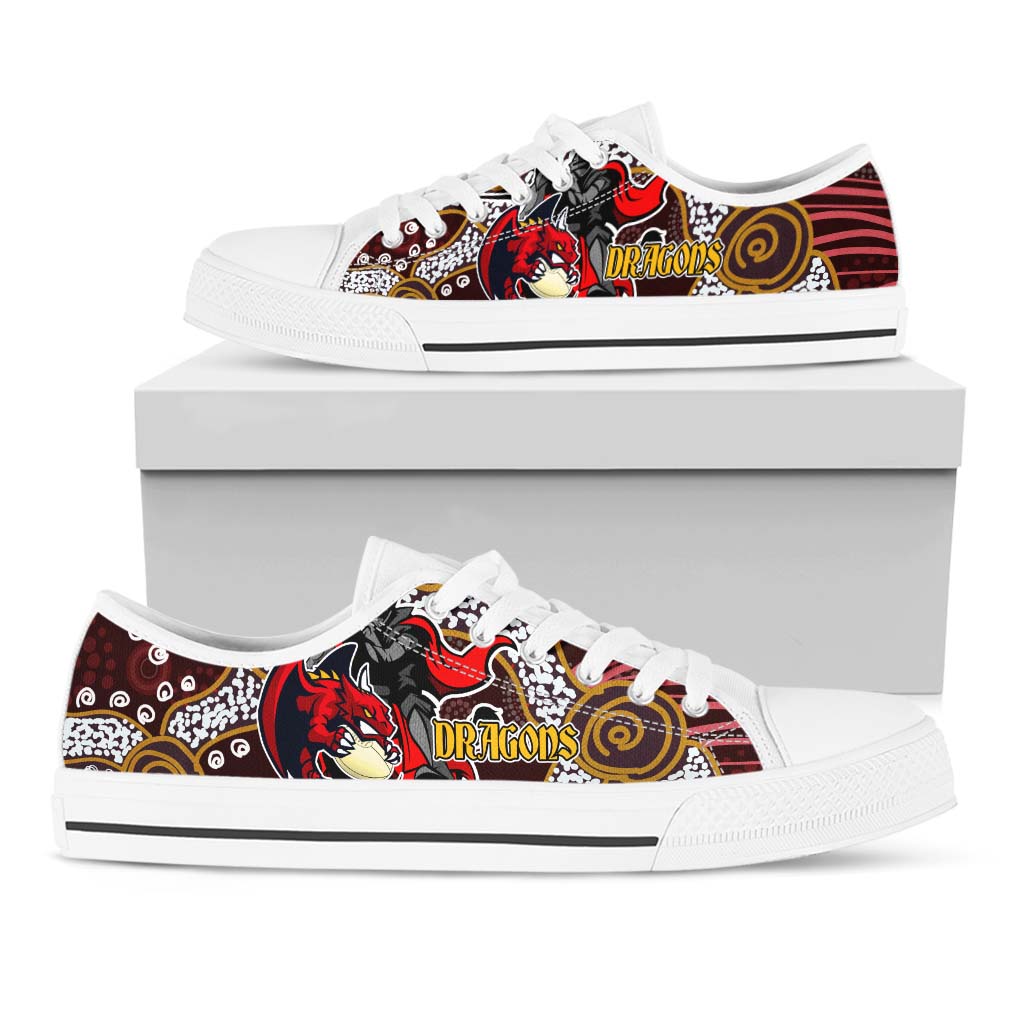stgeorge-rugby-low-top-shoes-dragons-with-rugby-ball-and-knight-contemporary-style-of-aboriginal
