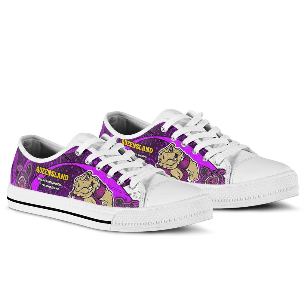 queensland-rugby-league-low-top-shoes-queensland-maroons-mascot-with-aboriginal-art-state-of-origin