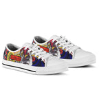 rooster-rugby-low-top-shoes-angry-rooster-rugby-with-aboriginal-indigenous-dot-painting-style