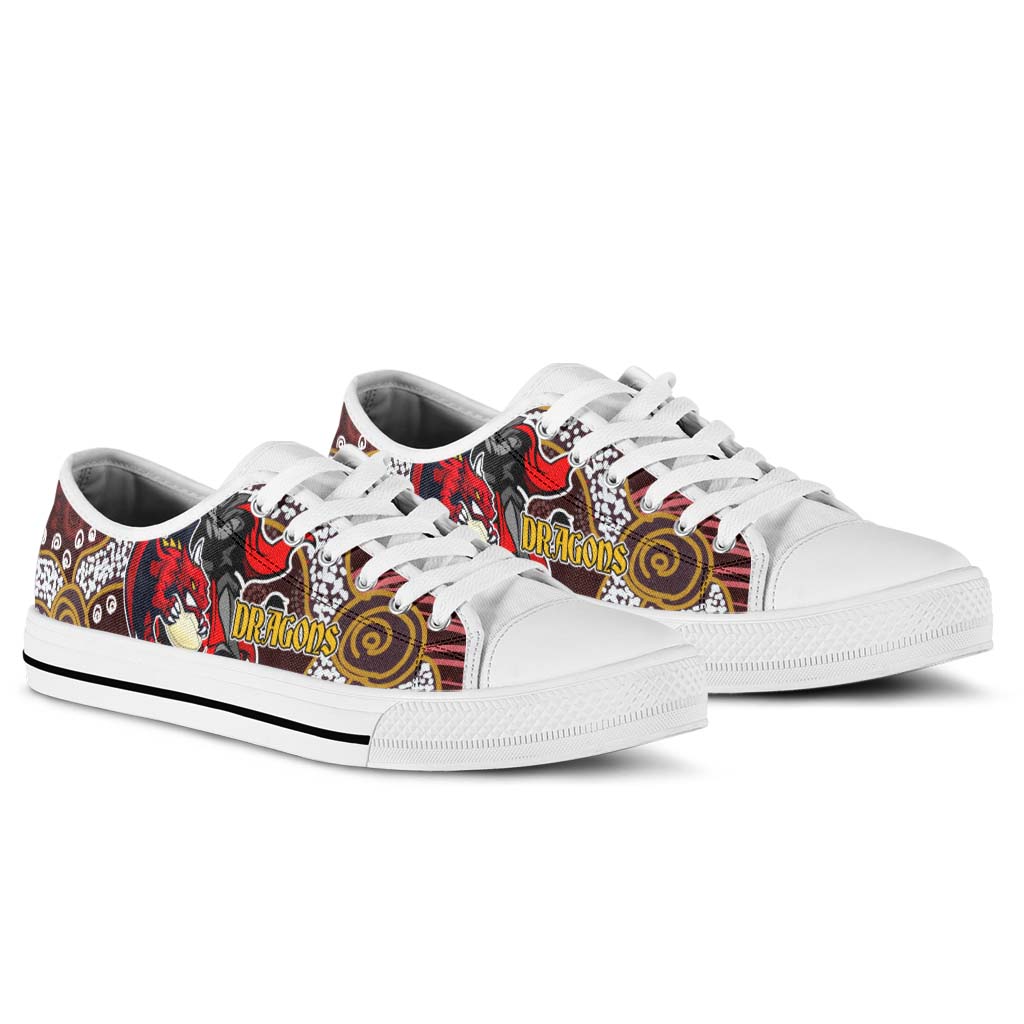 stgeorge-rugby-low-top-shoes-dragons-with-rugby-ball-and-knight-contemporary-style-of-aboriginal