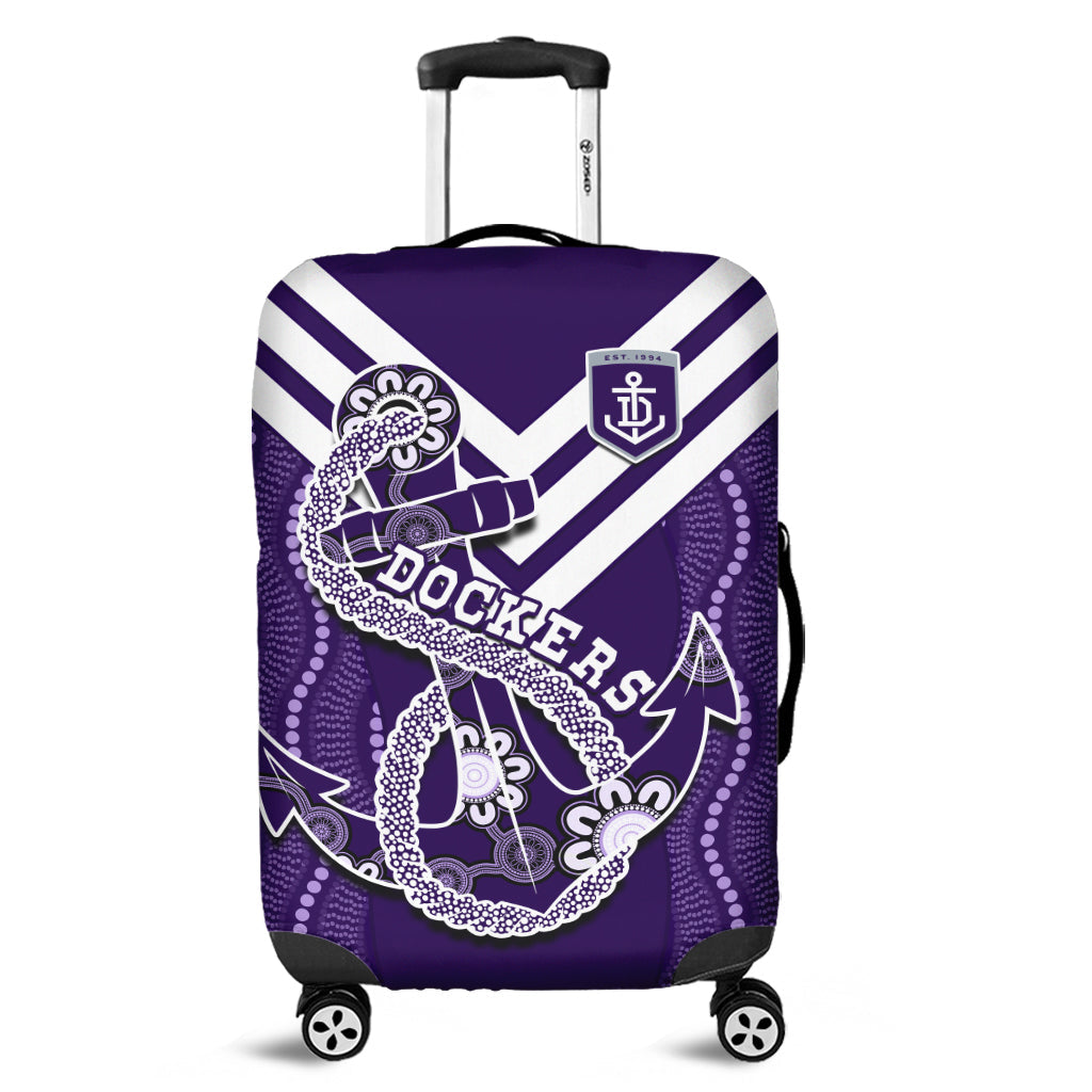 dockers-football-luggage-cover-fremantle-anchor-mix-aboriginal-pattern-dynamic-style