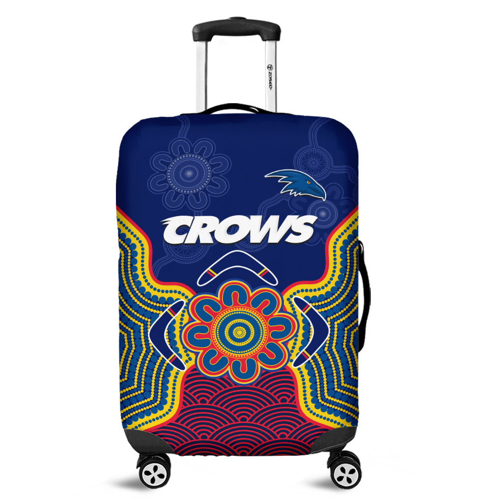 adelaide-football-luggage-cover-crows-aboriginal-art